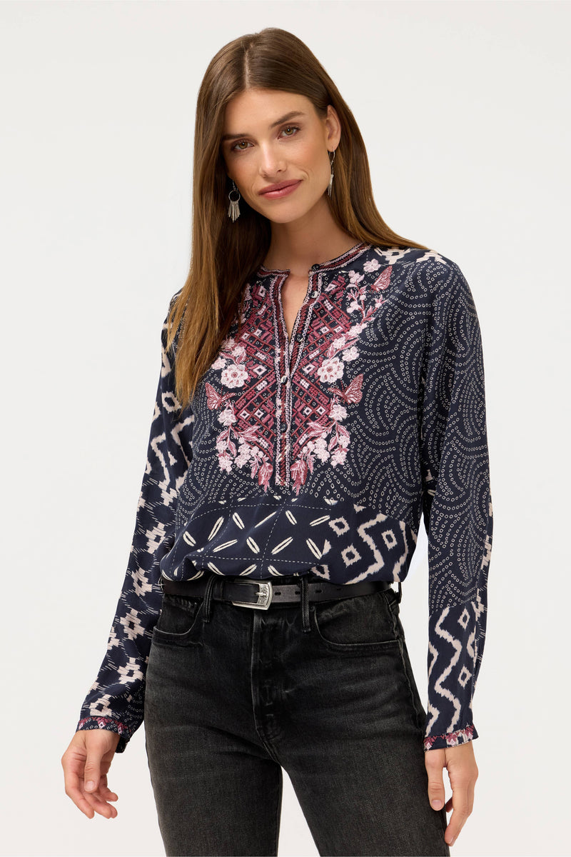 Nya Shirt by Johnny Was Jilli Boutique C16526-9 