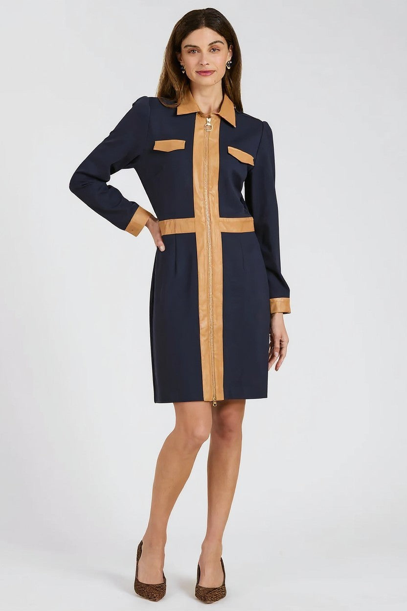 Karine Color Block Dress by Tyler Boe