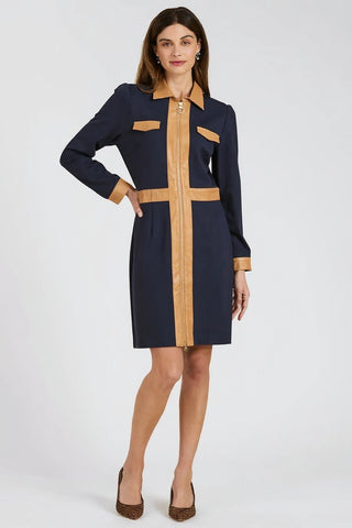 Karine Color Block Dress by Tyler Boe