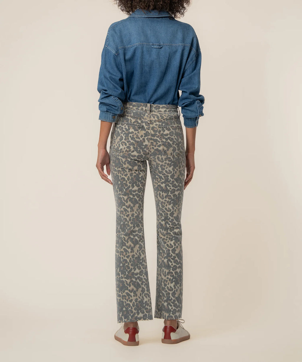KELSEY HIGH RISE ANKLE FLARE WITH RAW HEM Jilli-Boutique Kut From The Kloth