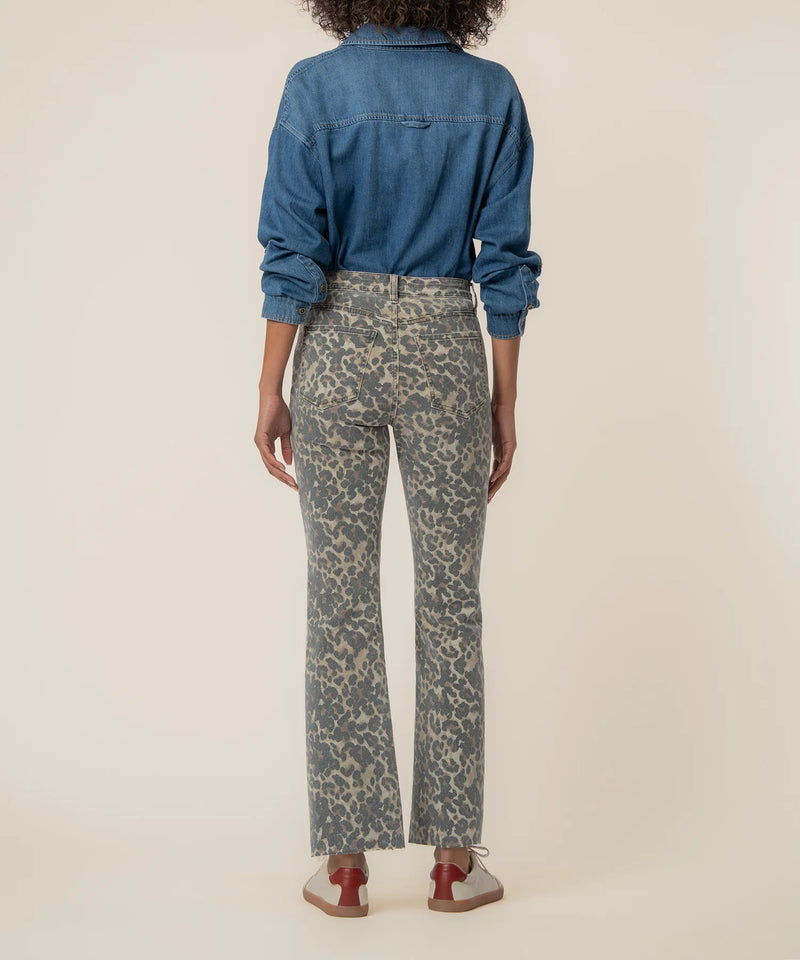 KELSEY HIGH RISE ANKLE FLARE WITH RAW HEM Jilli-Boutique Kut From The Kloth