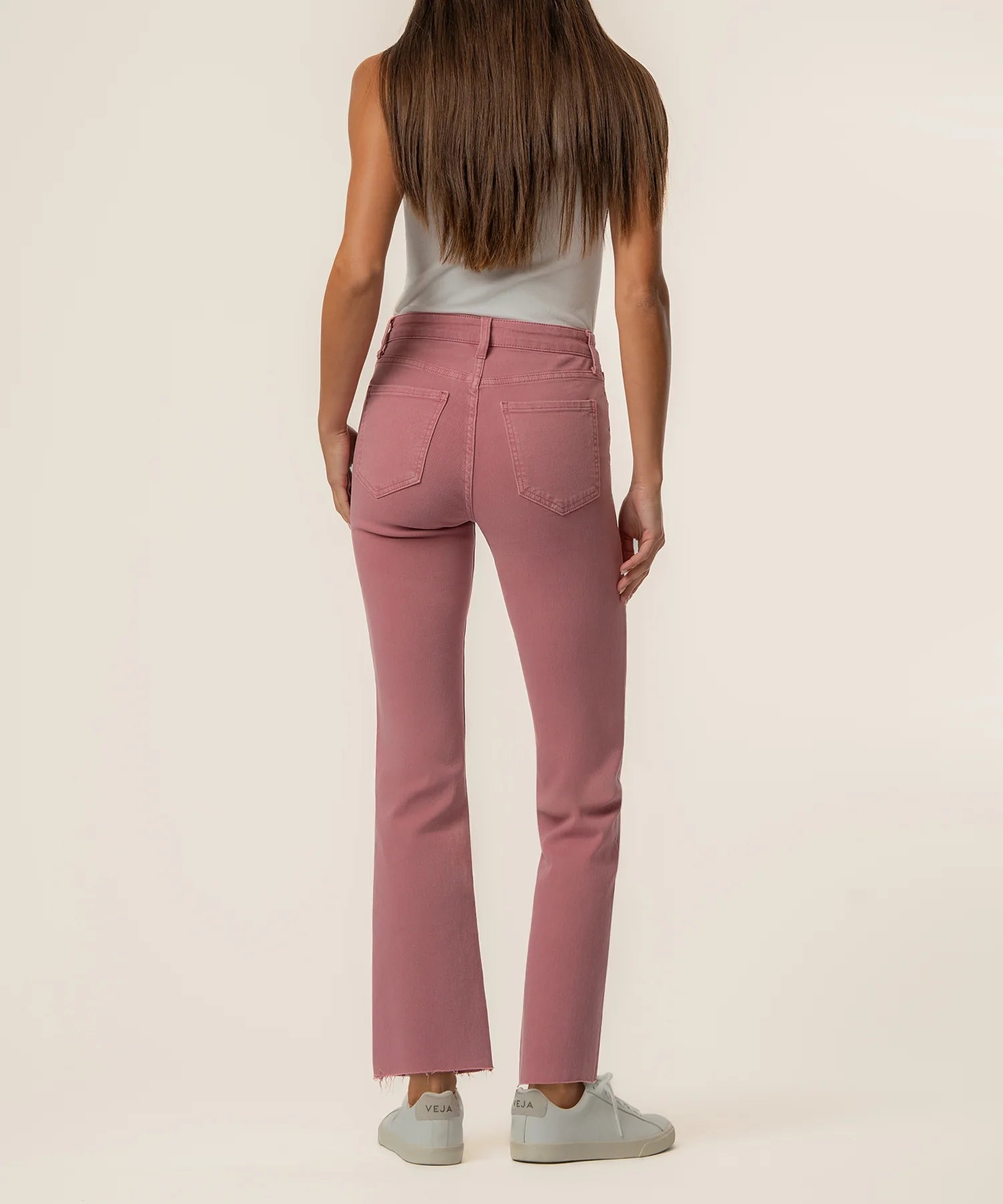 KELSEY HIGH RISE ANKLE FLARE  Rose Garden Kut From The Kloth Jilli Boutique