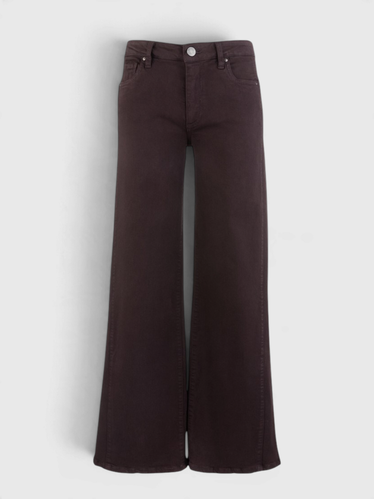 Maya High Rise Wide Leg Raisin