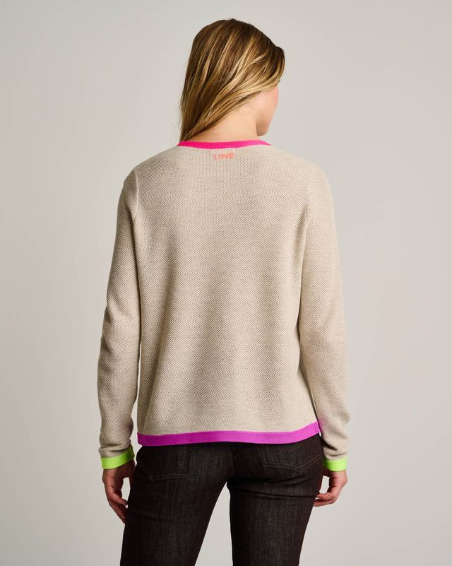 Perfect Pair Sweater Jilli Boutique Atlanta Lisa Todd almond