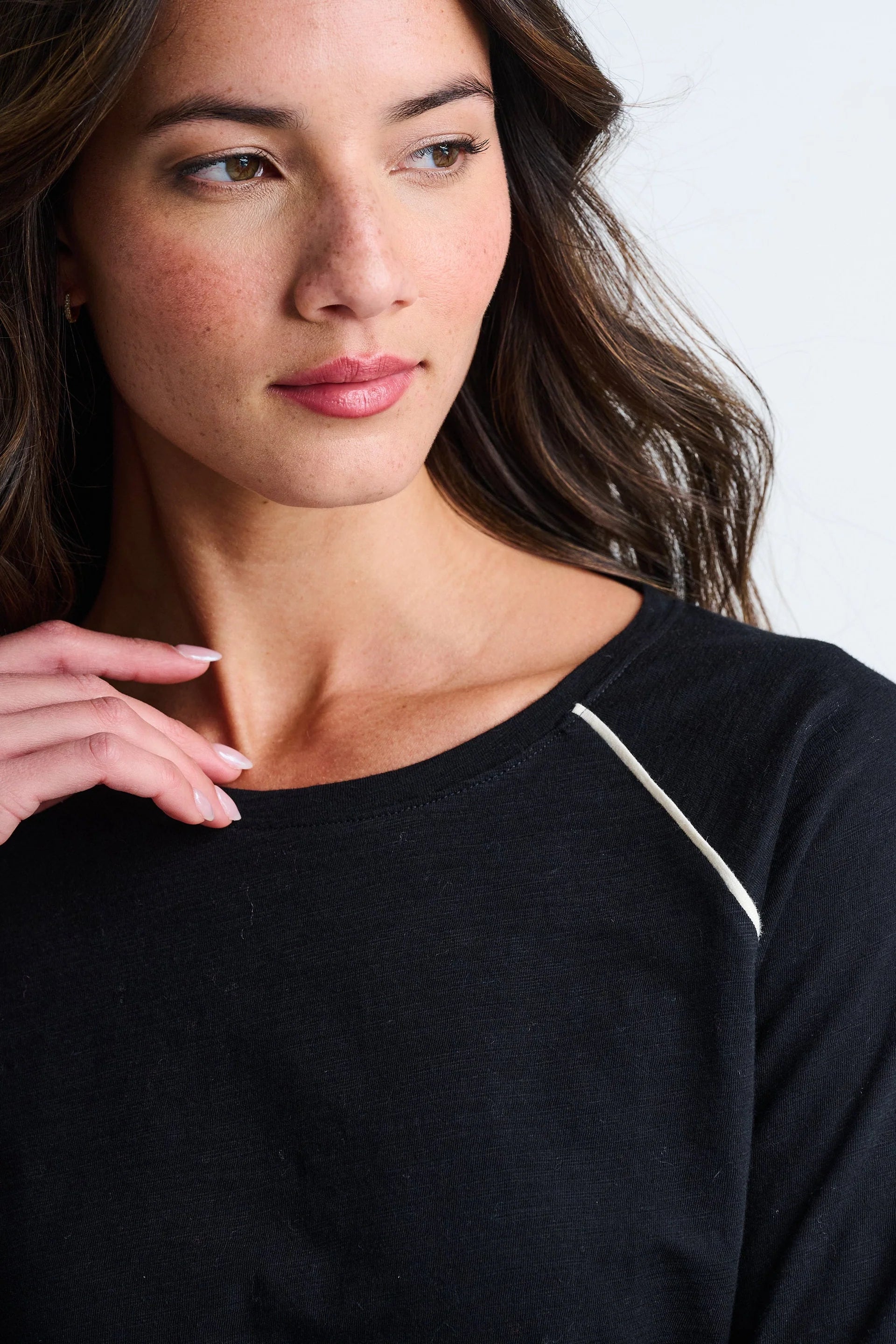 PIPING HOT TEE Lisa Todd Jilli Boutique 100% Cotton