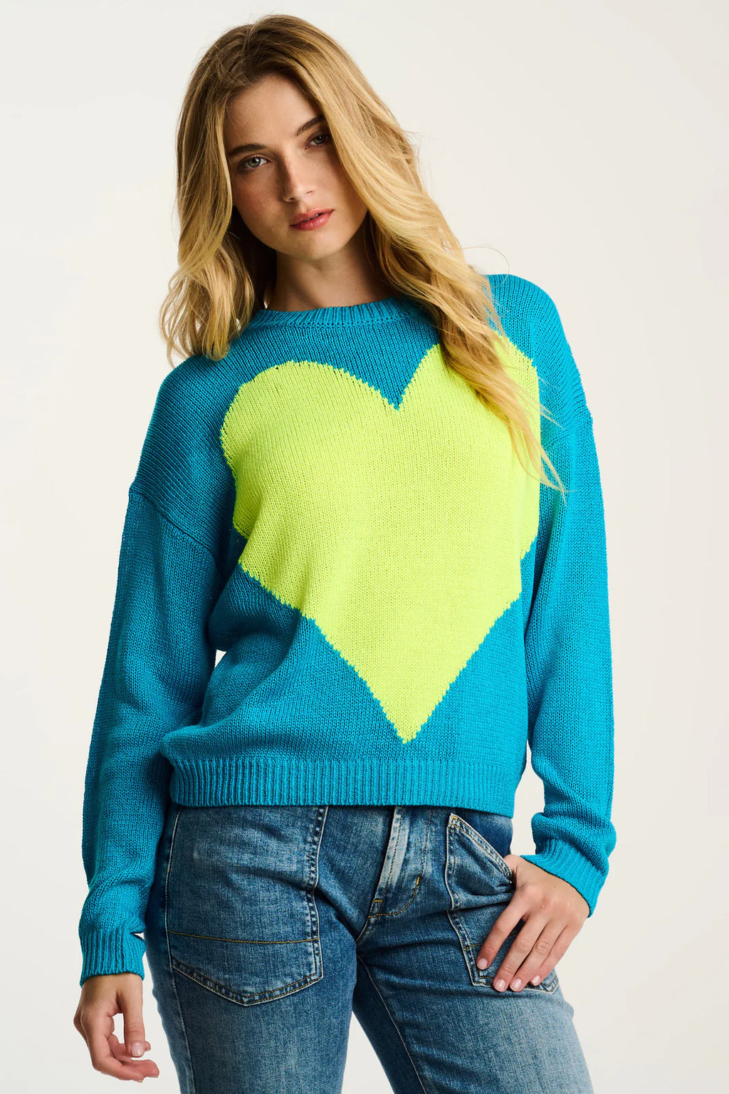 Amore Mio Heart Sweater by Lisa Todd Jilli Boutique