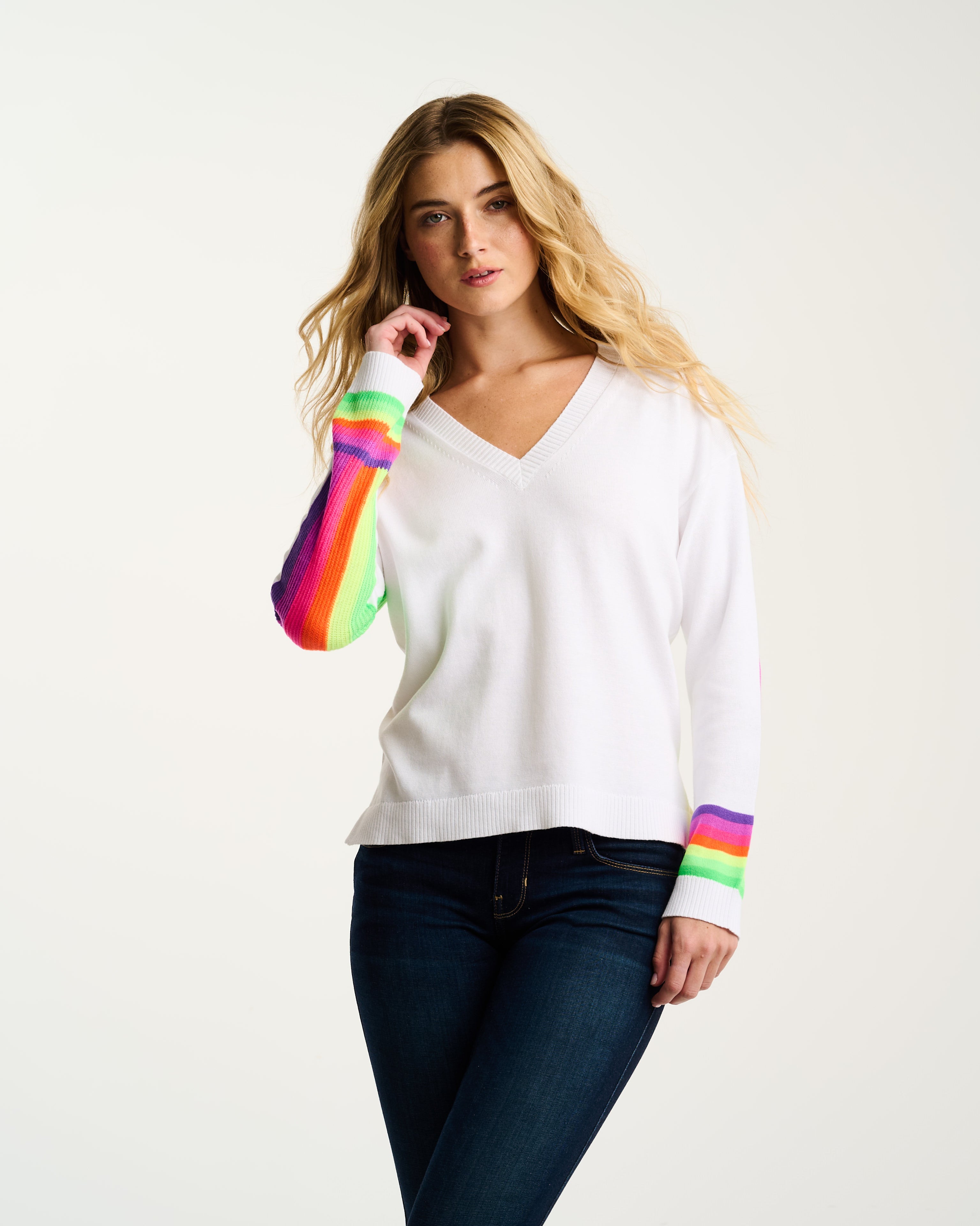 BRITE SIDE COTTON SWEATER White by Lisa Todd – Jilli Boutique