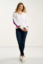 Lisa Todd Brite Side White Cotton  Jilli Boutique