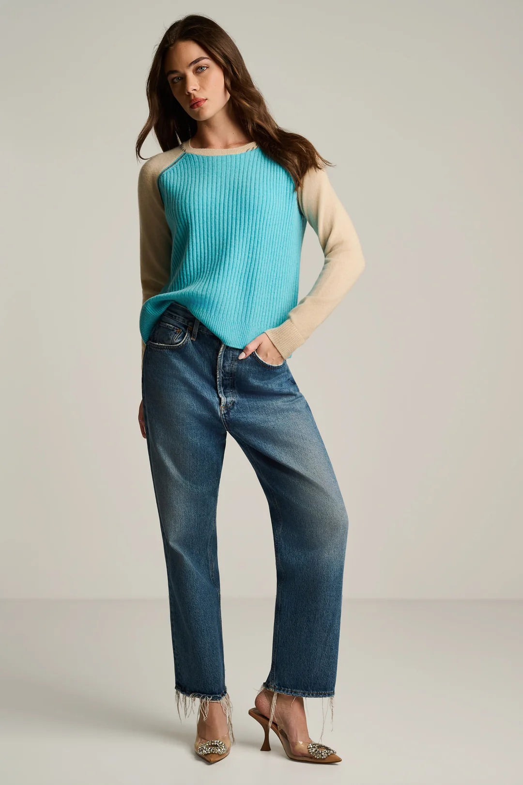 Block Out Cashmere Sweater by Lisa Todd Blue Magic Jilli Boutique Buckhead Dunwoody