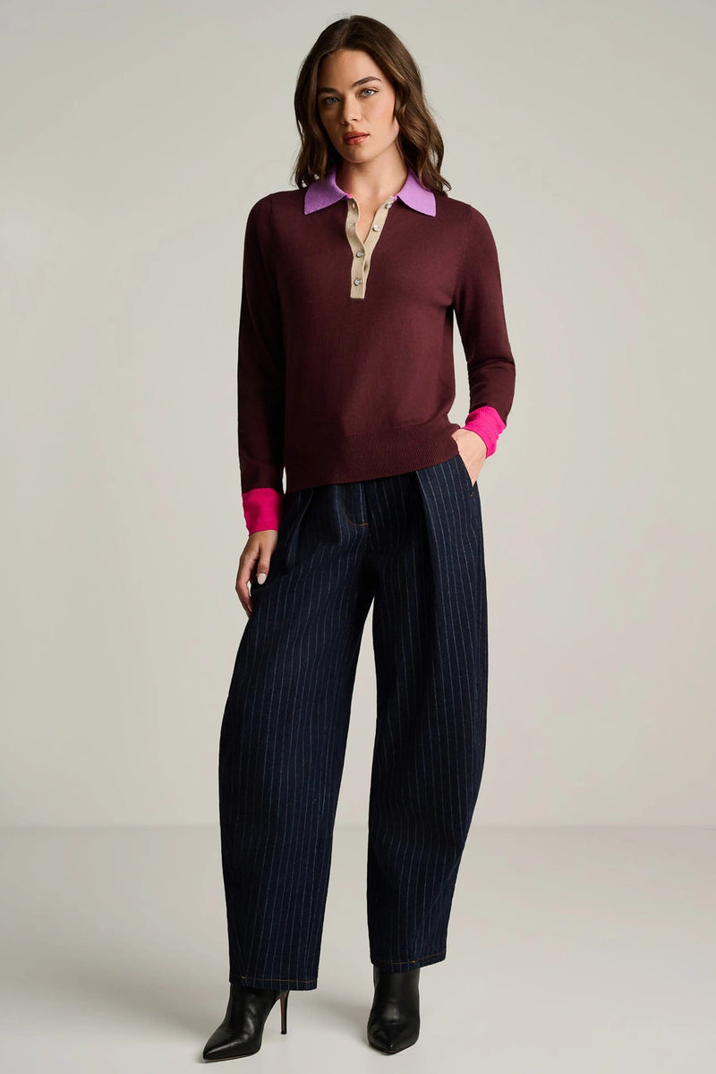 Lisa Todd Pop Posh Rum Raisin Jilli Boutique Atlanta Cotton Cashmere 