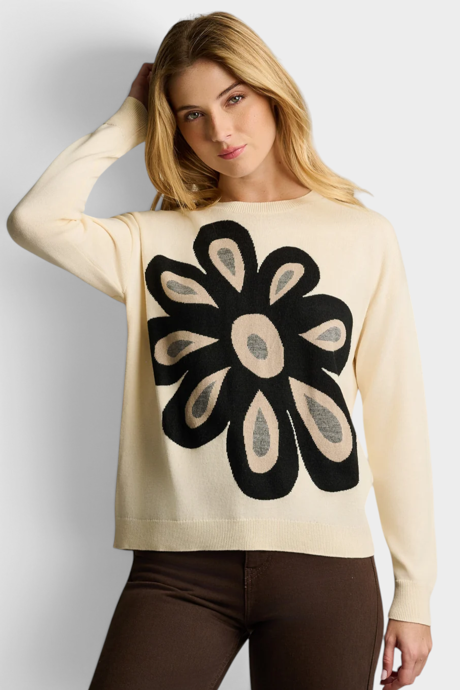Flower Power by Lisa Todd in Full Cream, Jilli Boutique