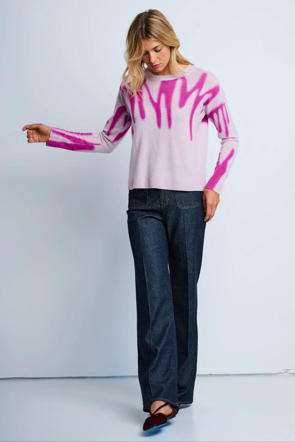 Freeform Sweater by Lisa Todd - Stone