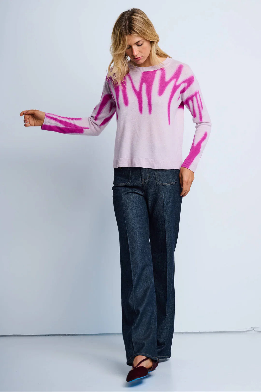 Freeform Sweater by Lisa Todd - Stone