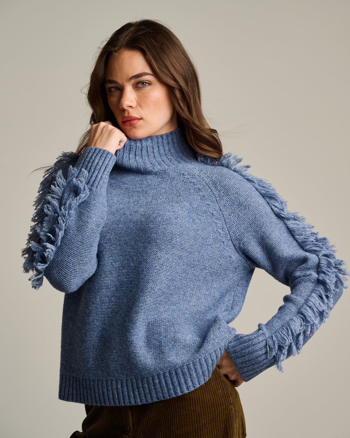 Fringe Benefits Steel Blue Jilli Boutique