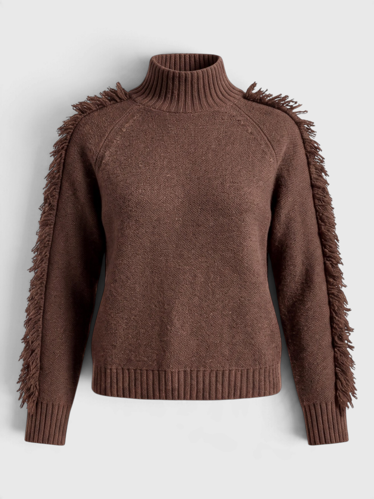 Lisa Todd Fringe Benefits Sweater Cocoa Jilli Boutique