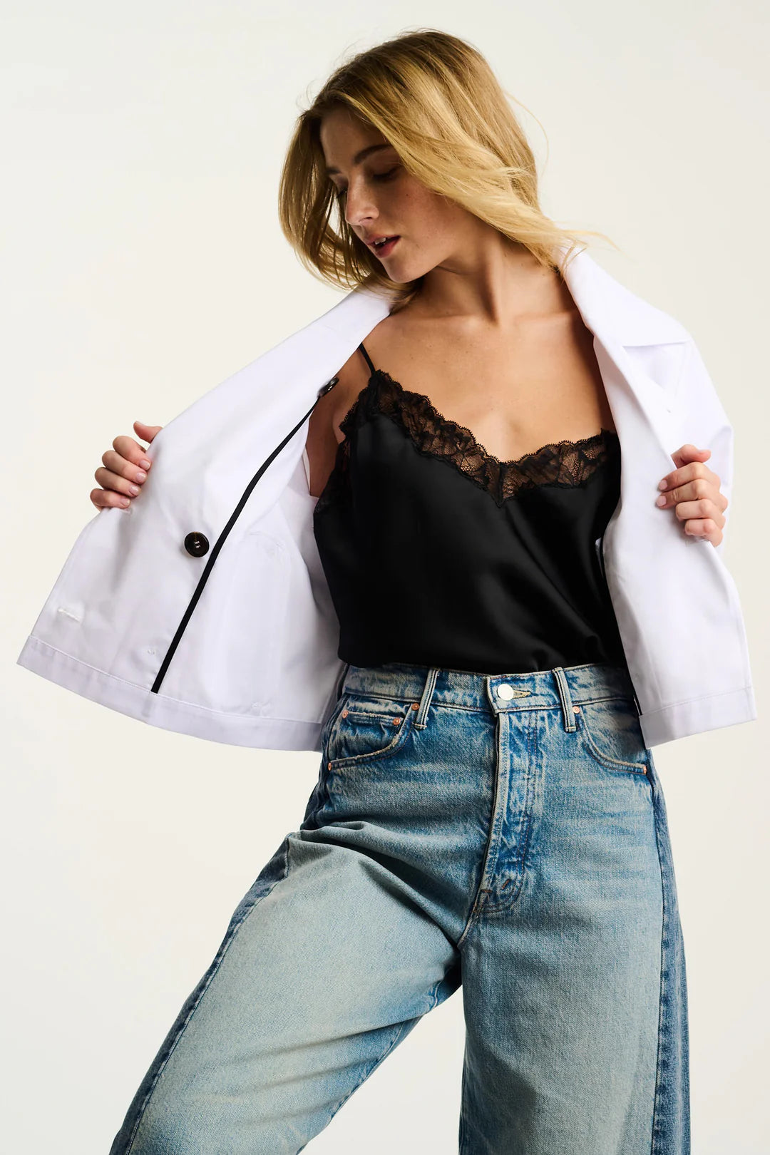 In Trench Jacket  Lisa Todd Jilli  Boutique Pea Coat