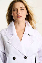 In Trench Jacket Jilli Boutique Lisa Todd  White Jacket 