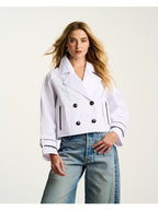 In Trench Jacket by Lisa Todd - White