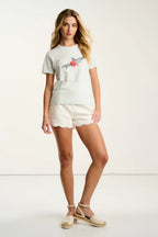 Jaw-Dropping Tee in Salty Air by Lisa Todd