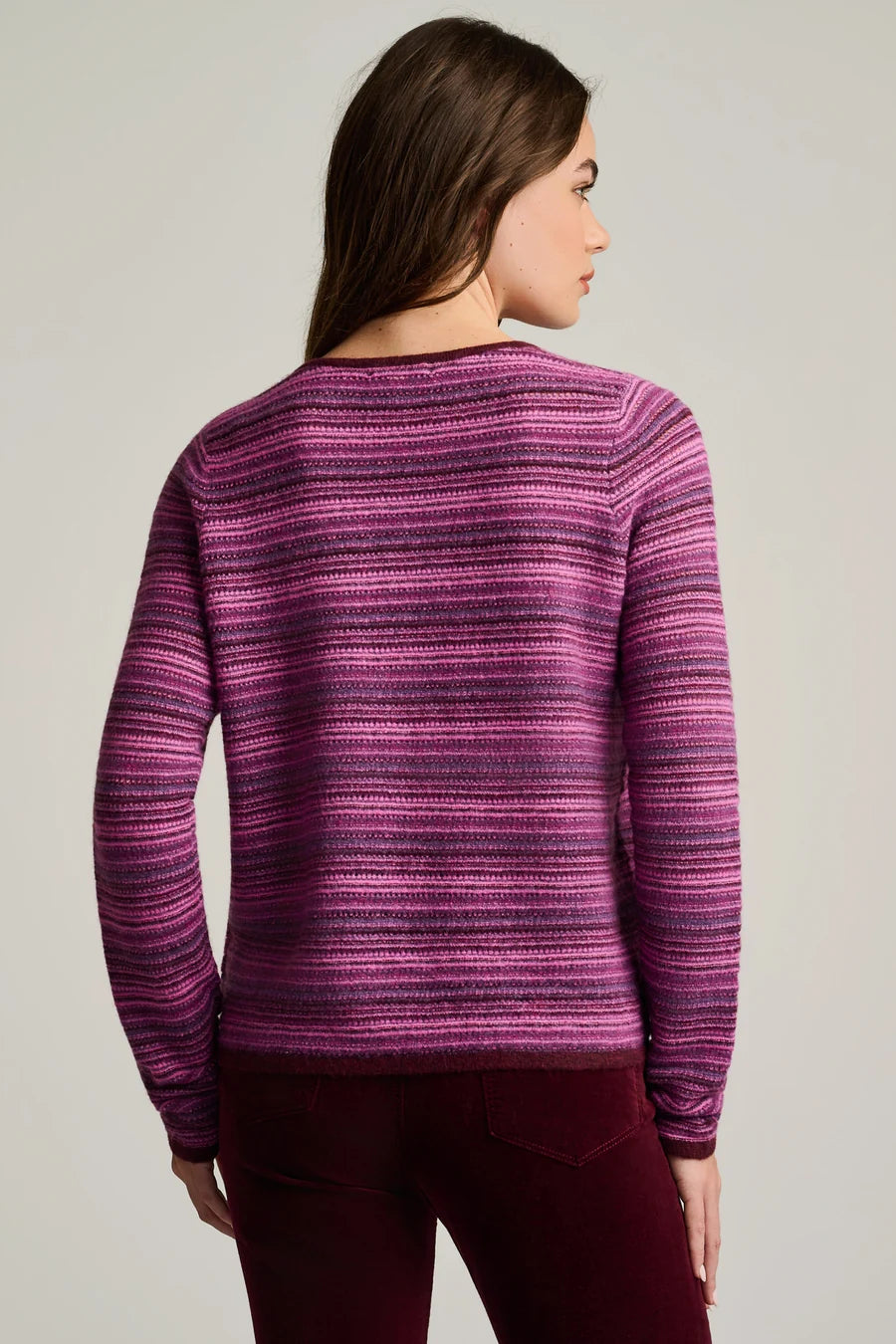 Knit Happens Henley in Pink Berry by Lisa Todd Jilli Boutique Dunwoody