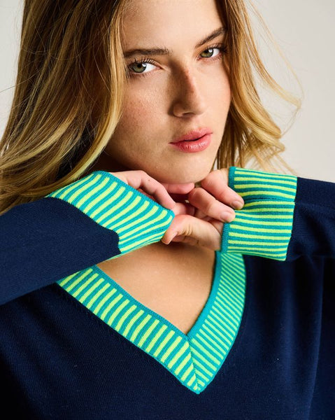 Ribbed and Ready in Navy by Lisa Todd – Jilli Boutique