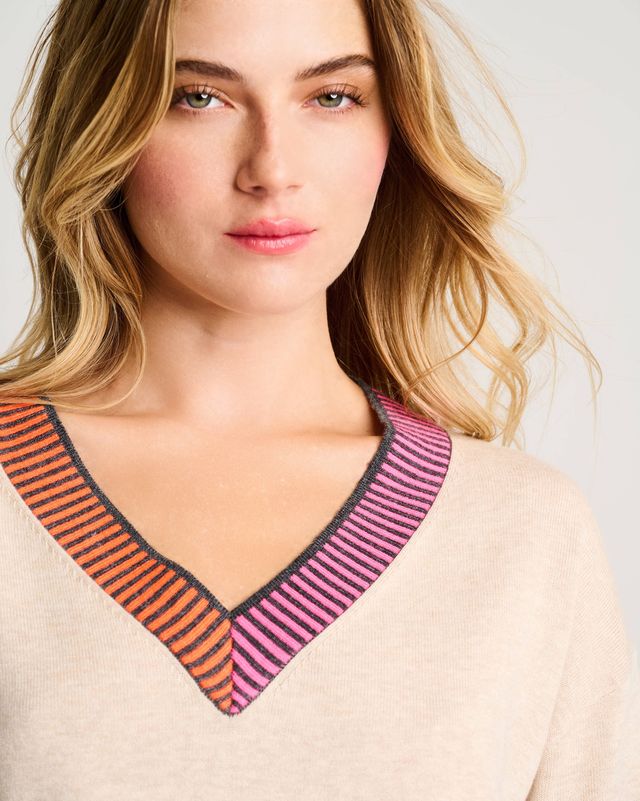 Ribbed and Ready in Almond by Lisa Todd Jilli Boutique R25-C270 cotton net a porter