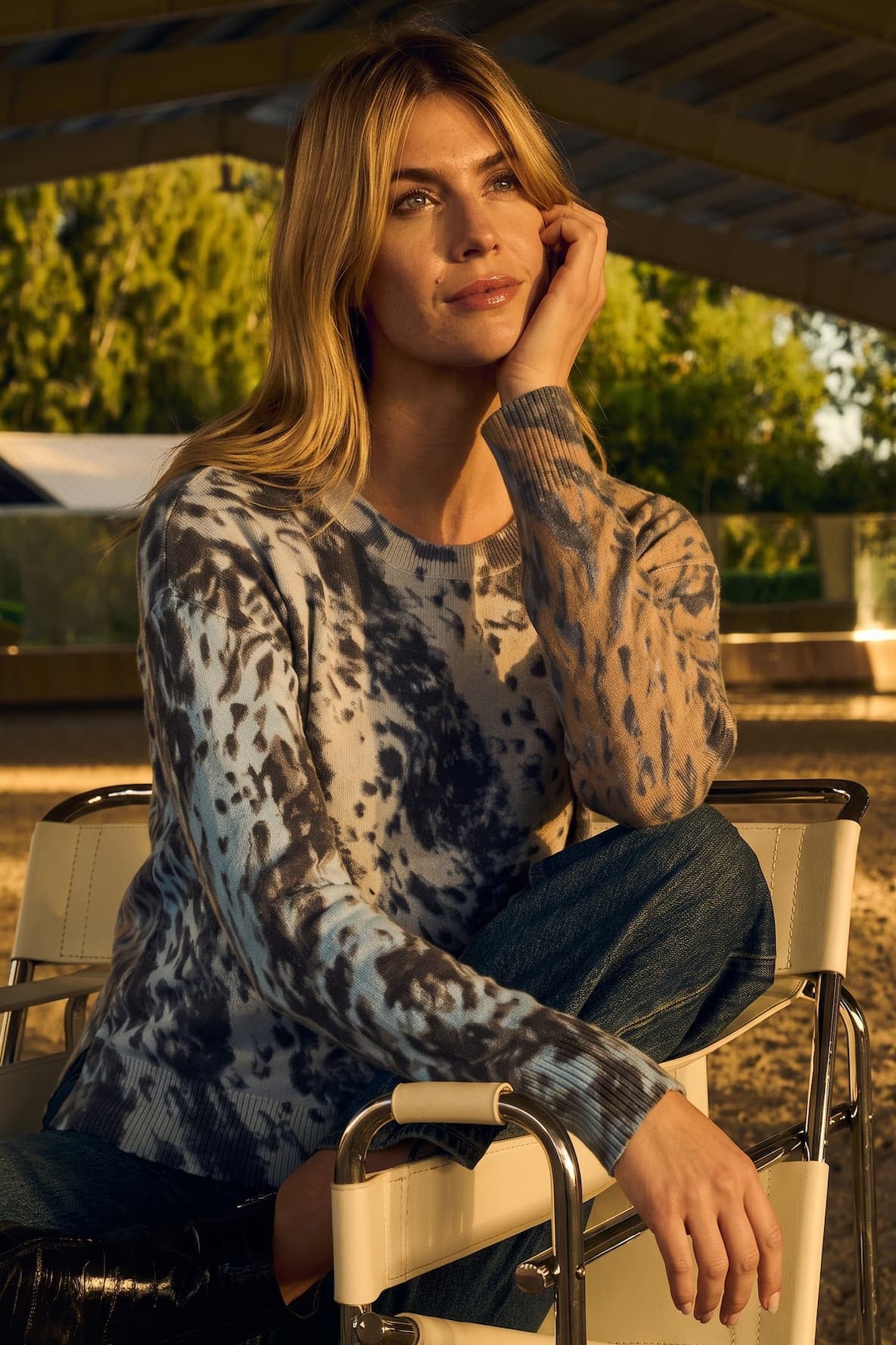 Lisa Todd Running Wild Cotton Sweater Jilli Boutique