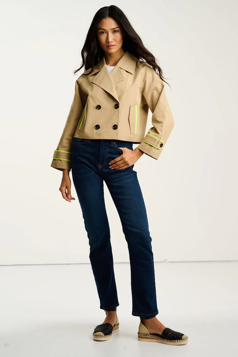 Lisa Todd In Trench Jacket Natural Jilli Boutique S-26-JT133 Atlanta SALE