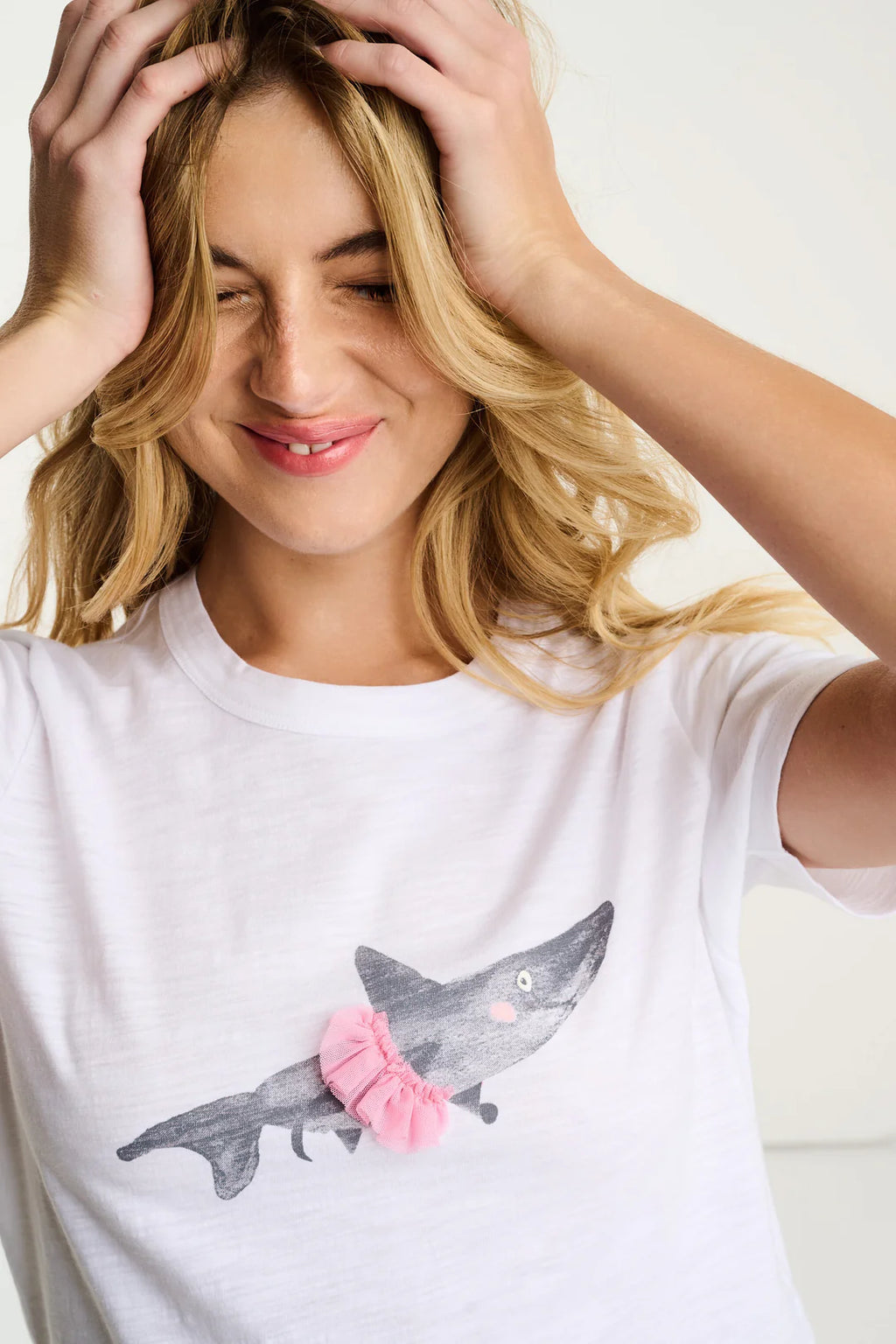 Lisa Todd JAW DROPPING Tee WHITE Jilli Boutique