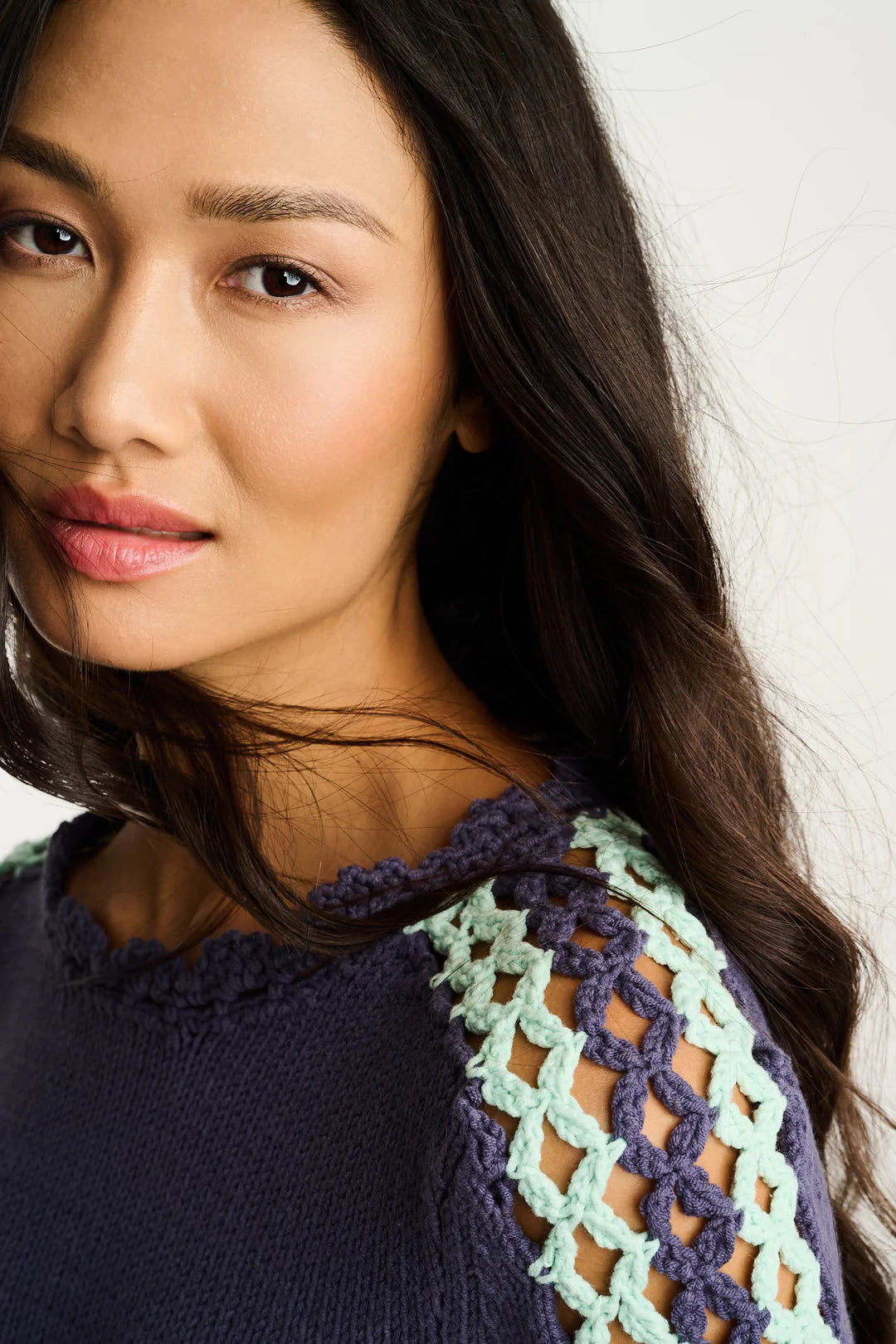 Shoreclub Denim Spearmint Lisa Todd Jilli Boutique Spring Sweater