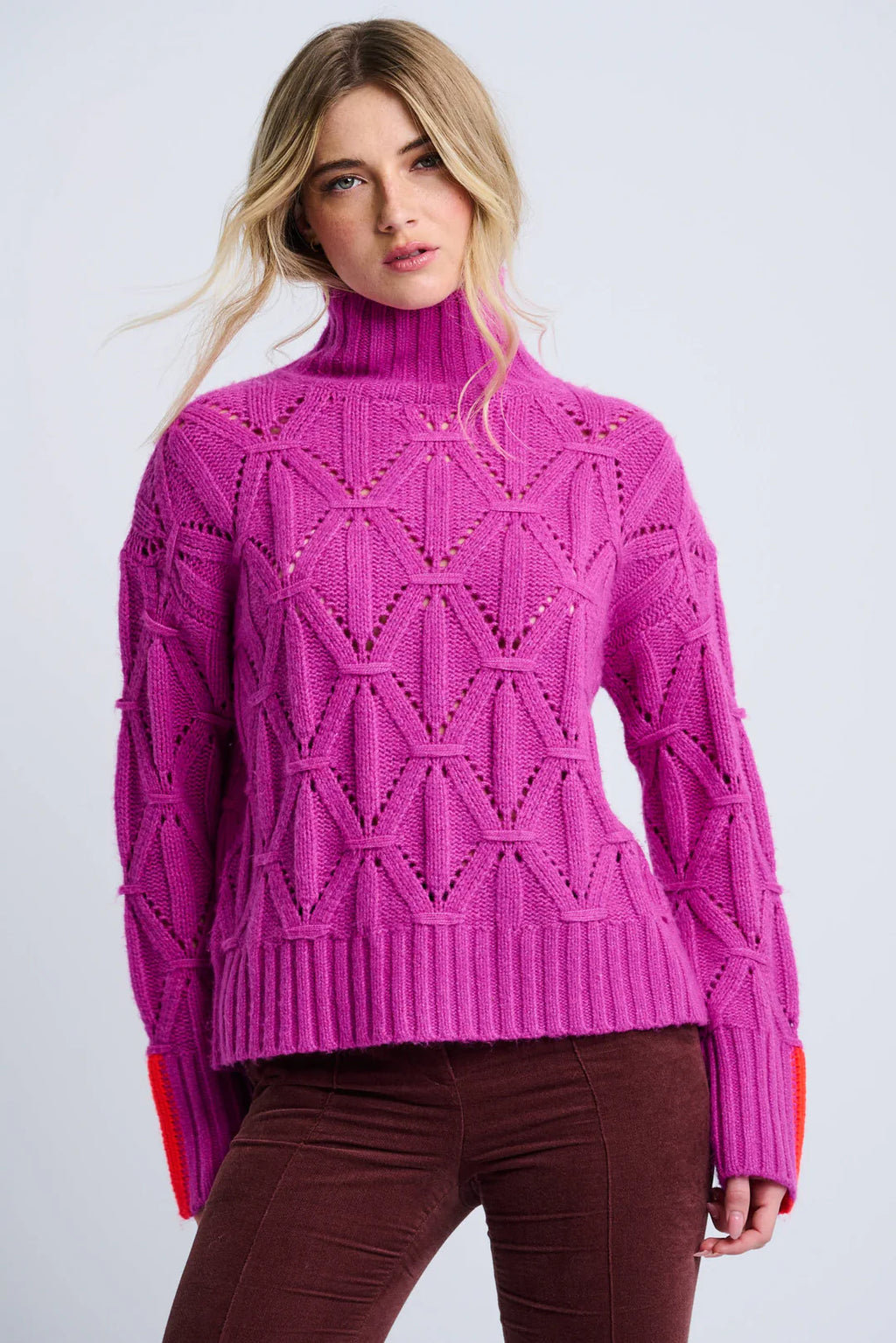 Lisa Todd Hot Orchid The Standout Jilli Boutique Sweater Atlanta