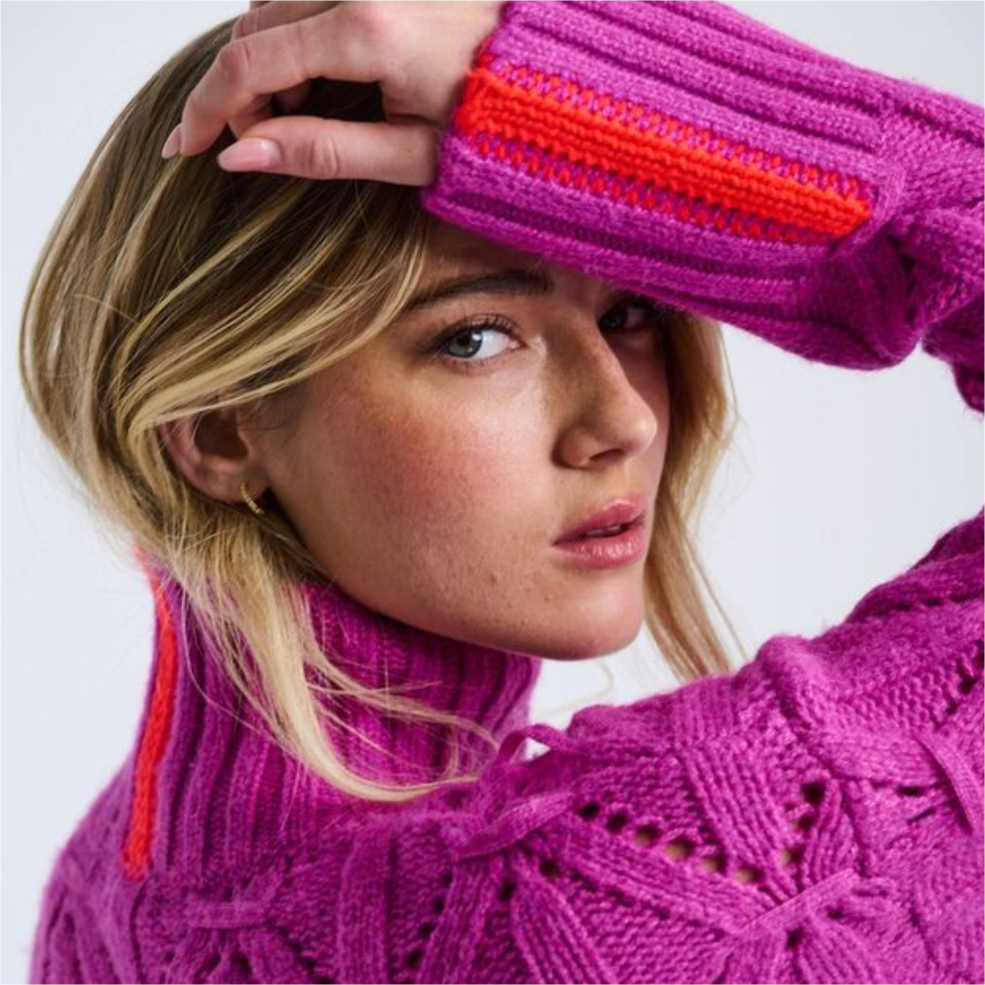 Lisa Todd Hot Orchid The Standout Jilli Boutique Sweater