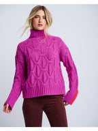 Lisa Todd Hot Orchid The Standout Jilli Boutique Sweater Pink