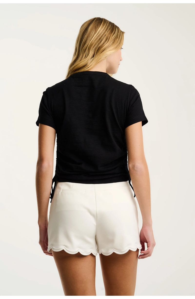 Tie One On Tee in Black Lisa Todd Jilli Boutique 