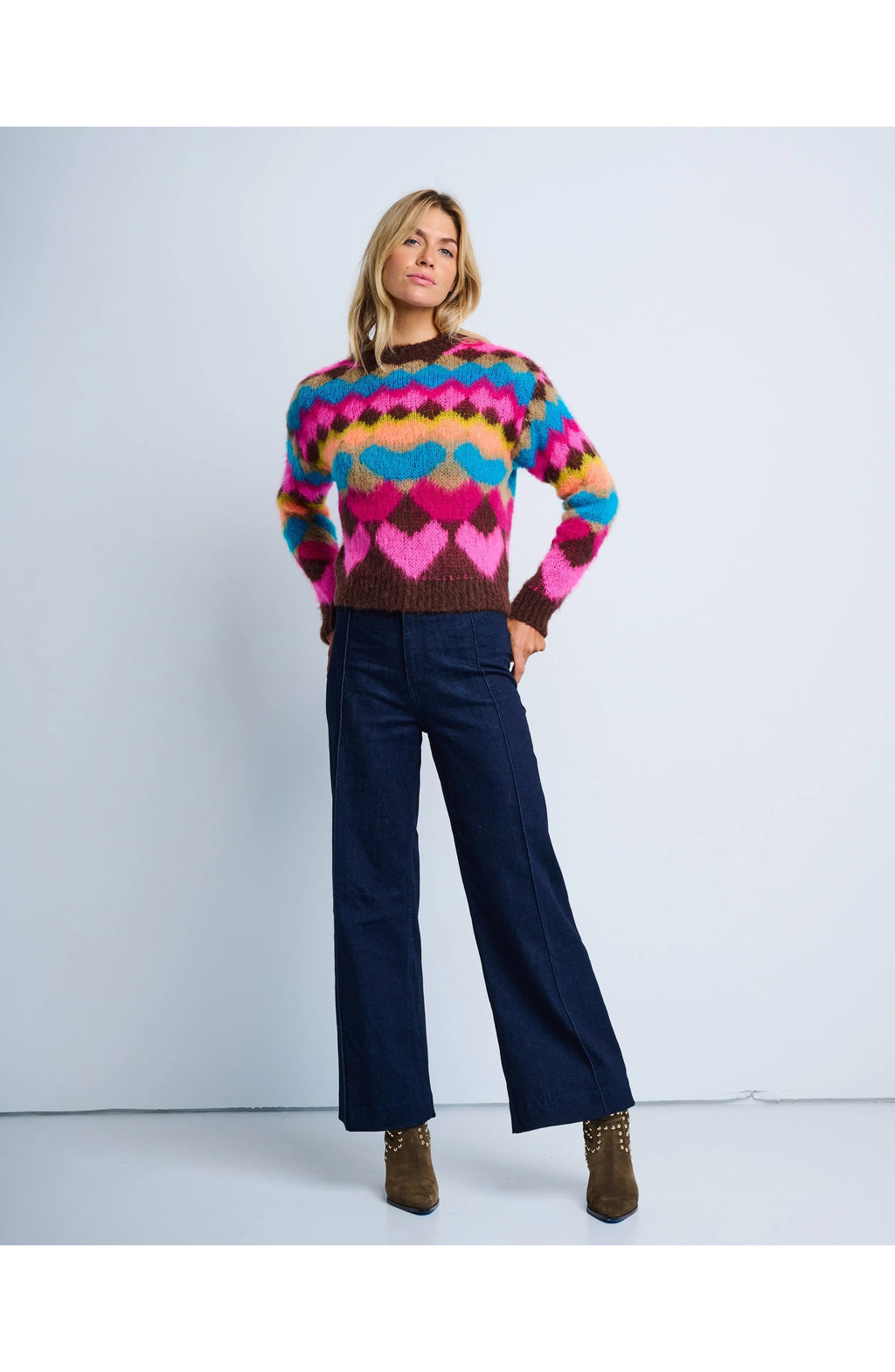 CIAO BELLA Jilli Boutique Lisa Todd Sweater Top Buckhead Atlanta Dunwoody Bellissima Italian Heart Sweater