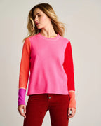 Lisa Todd Sweater Color Block Talk Jilli Boutique 