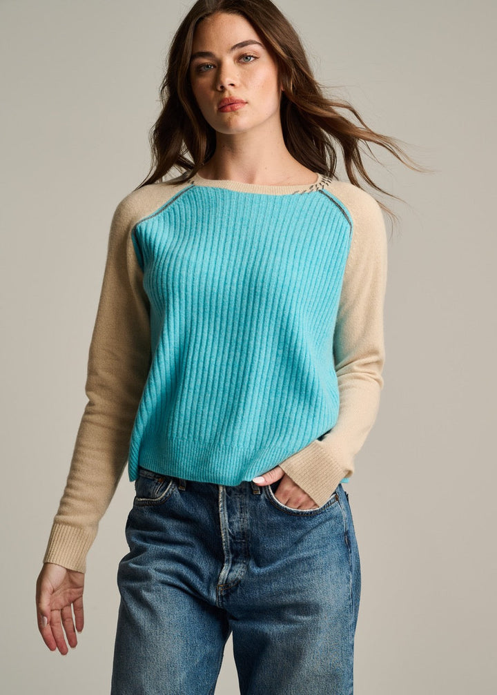 Block Out Cashmere Sweater by Lisa Todd Blue Magic Jilli Boutique Buckhead