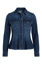 Fit and Flare Trucker Jacket Liverpool Denim Jilli Boutique
