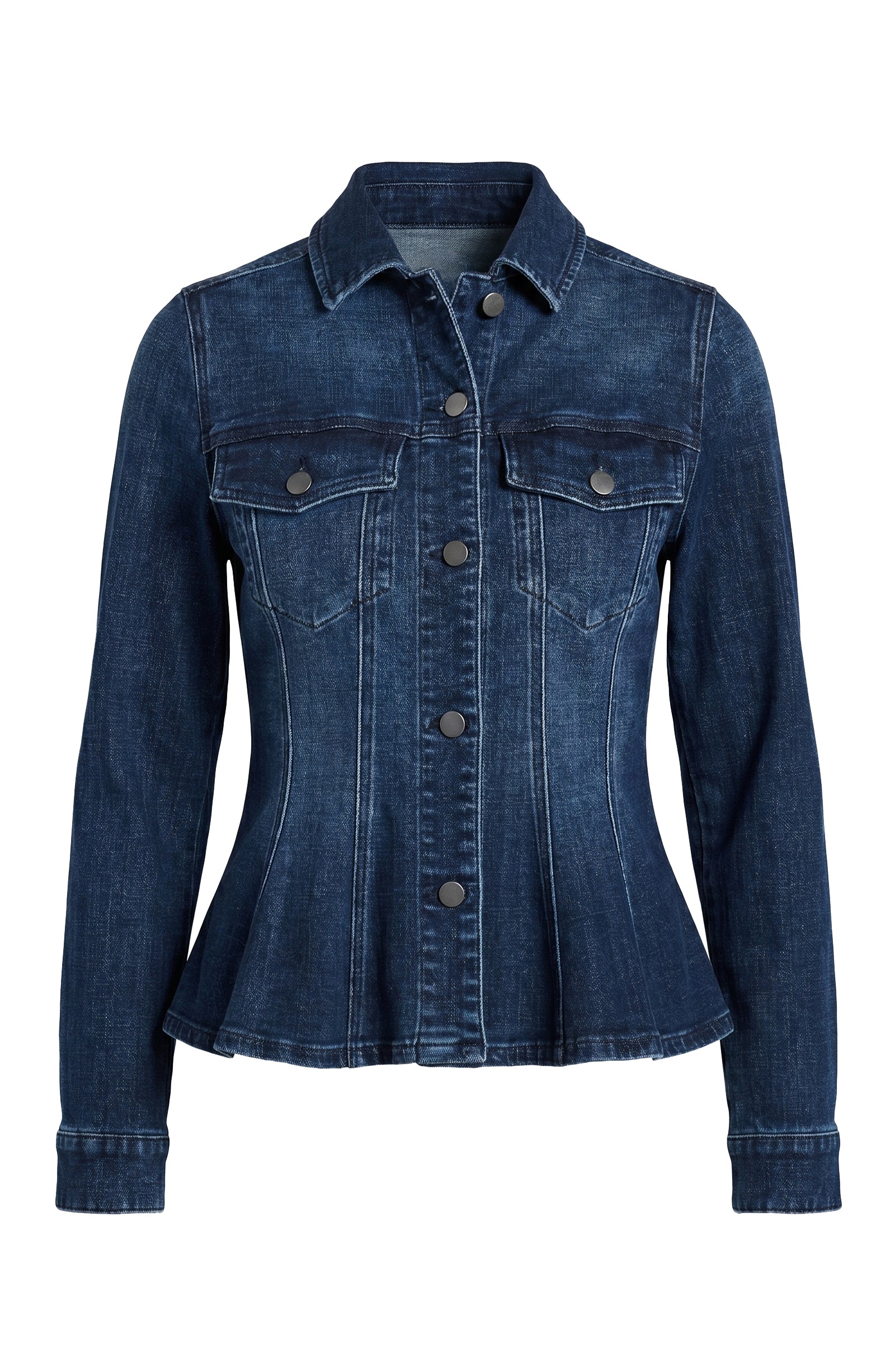 Fit and Flare Trucker Jacket Liverpool Denim Jilli Boutique