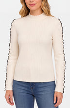 Mock Neck Longsleeve Top