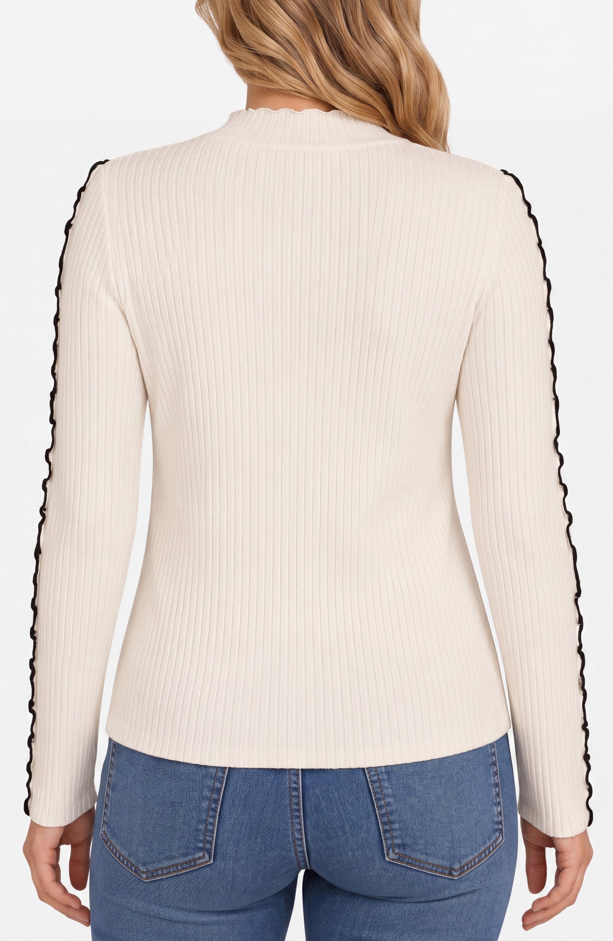 Mock Neck Longsleeve Top