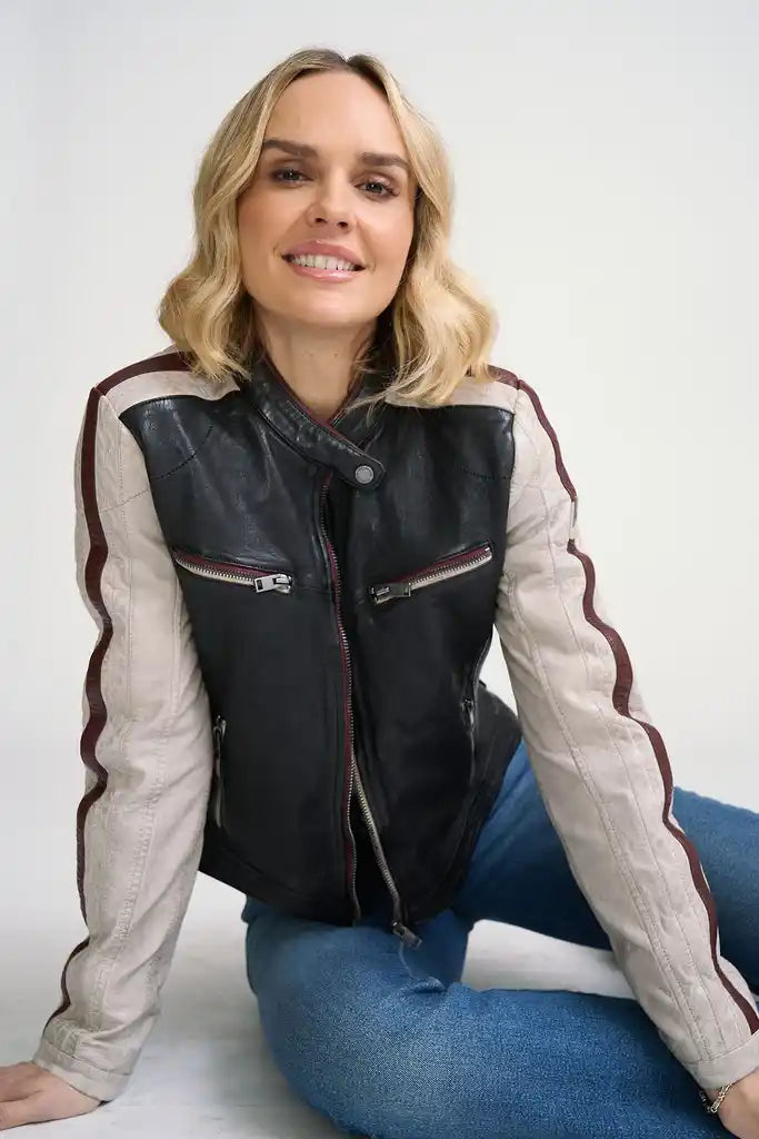 Isadora RF Leather Jacket Mauritius Jilli Boutique Atlanta