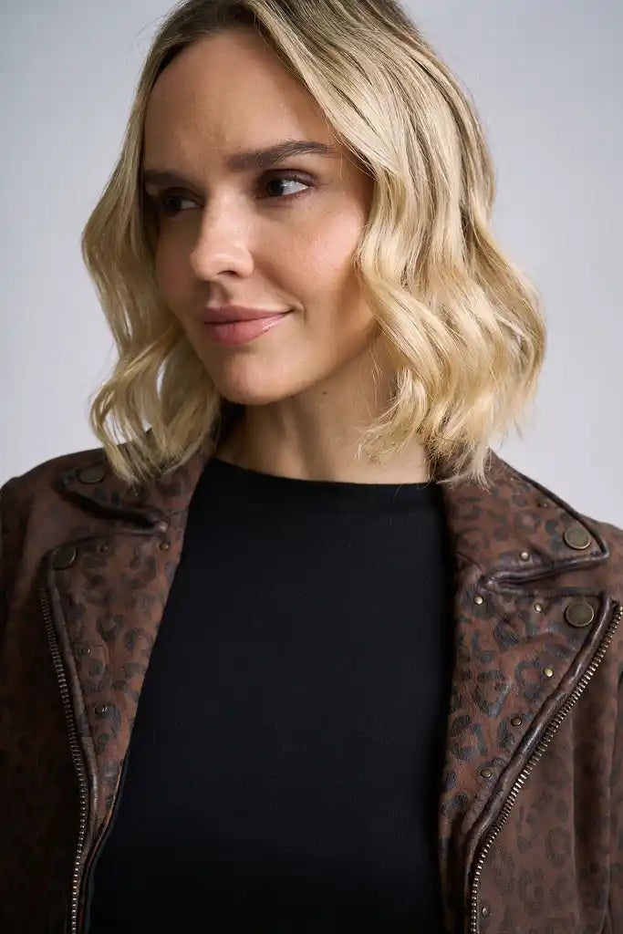 Nyxa RF Leather Jacket