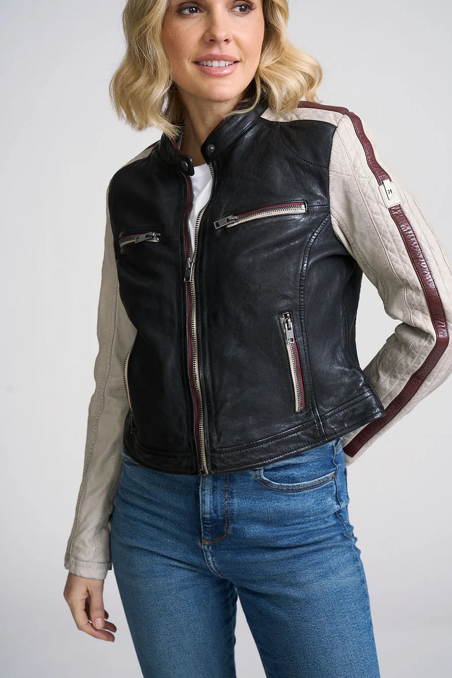 Isadora RF Leather Jacket Mauritius Jilli Boutique