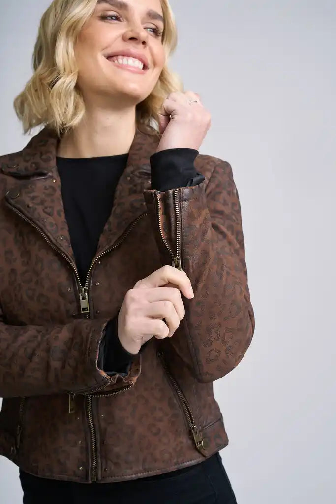 Nyxa RF Leather Jacket