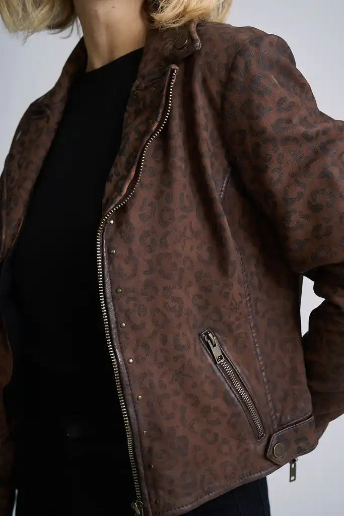 Nyxa RF Leather Jacket
