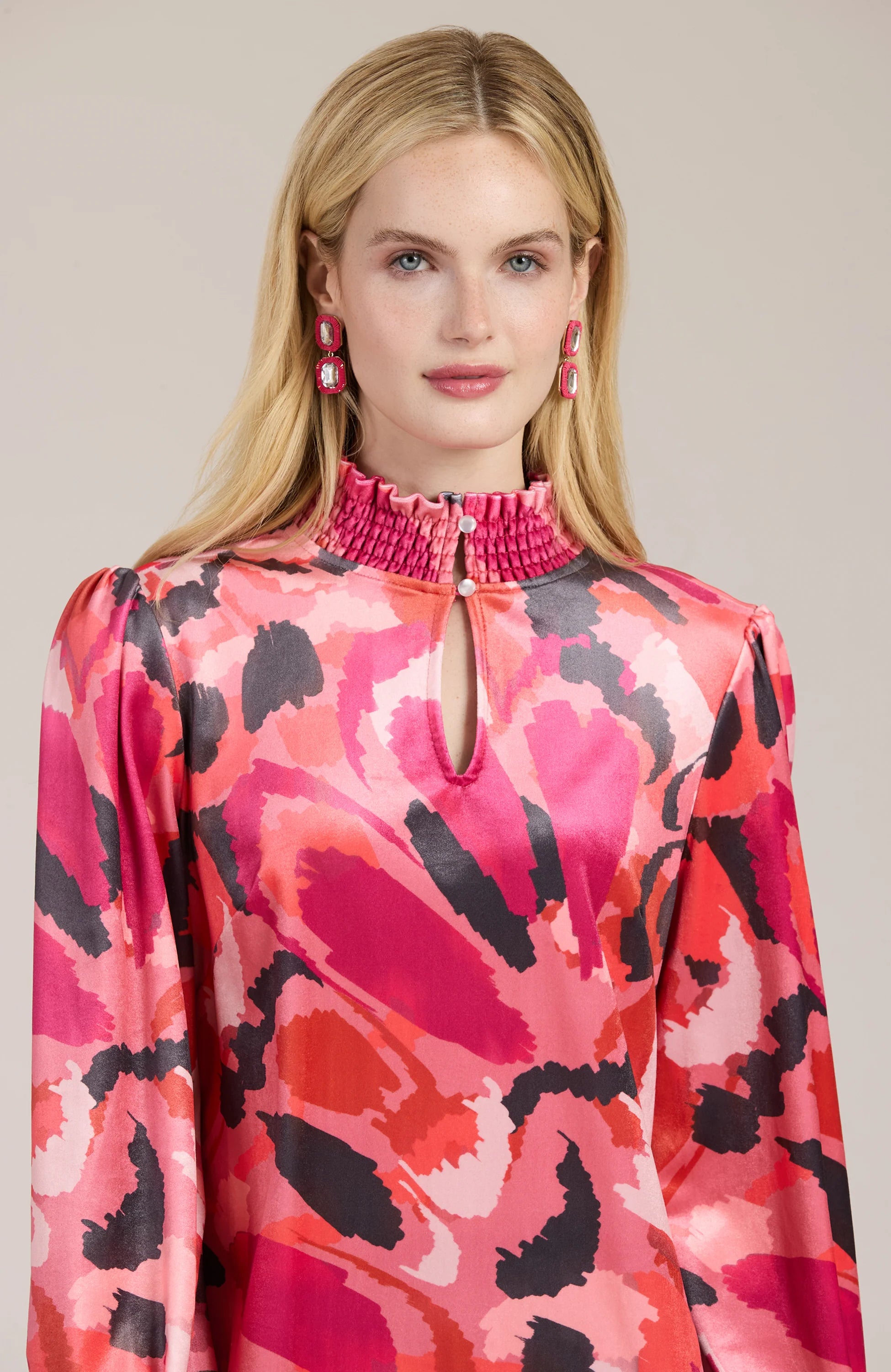 Mia Velvet Pink Splash Dress Tyler Boe Jilli Boutique Discount