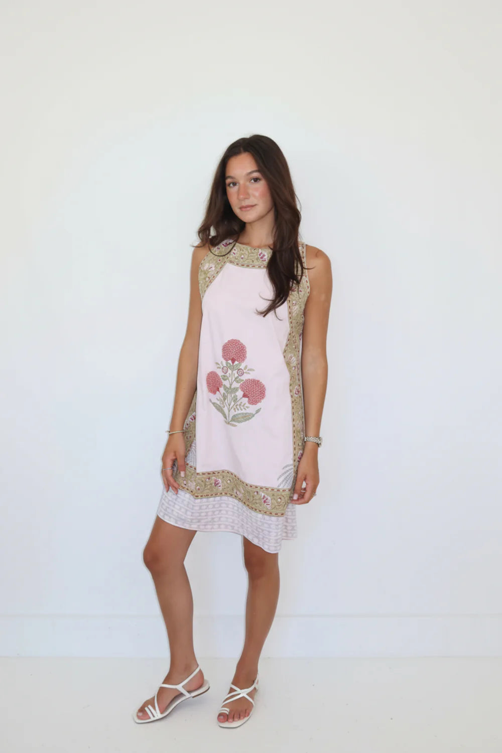 Freya Mini Dress in Montauk Floral Jilli Boutique Nibi Atlanta