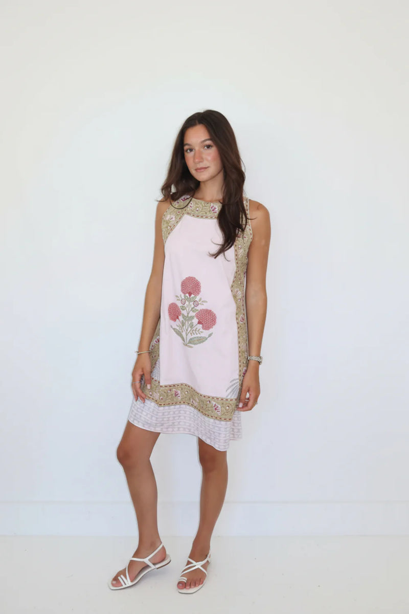 Freya Mini Dress in Montauk Floral Jilli Boutique Nibi Atlanta