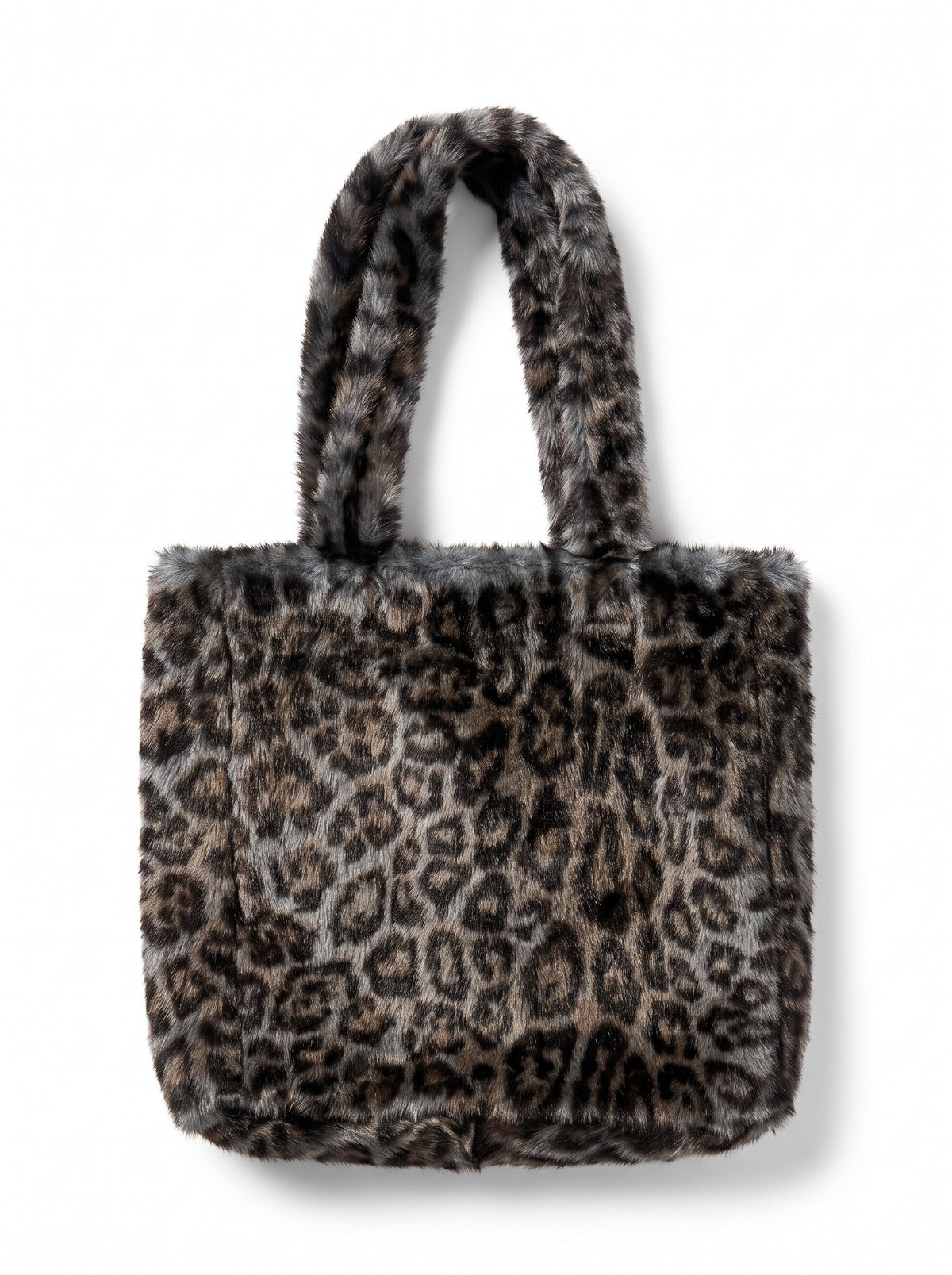 Nikki Jones Faux Fur Printed Tote Animal Print